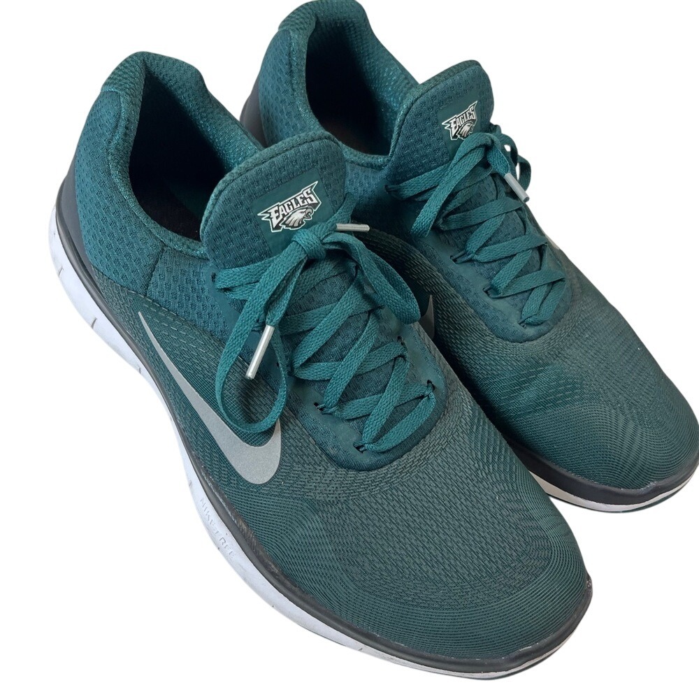 Nike Green Philadelphia Eagles Logo Lightweight Mens Sneakers US 10.5‎ Size